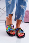 Жіночі райдужні шльопанці Nice Multiskirted