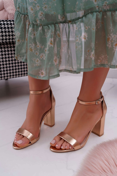 Жіночі босоніжки на шпильці Classic Champagne Fiji