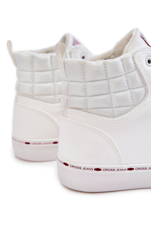 Чоловічі кросівки з високим утепленням Cross Jeans KK1R4056C Білі
