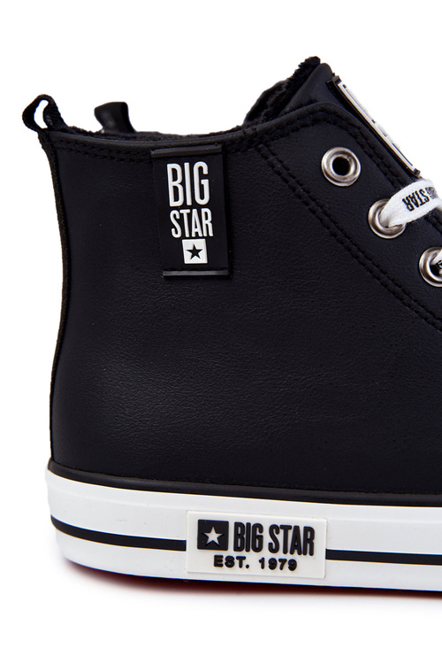 Чоловічі високі утеплені кросівки Big Star KK174346 Чорні