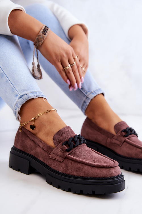 Замшеві лофери La.Fi Brown Sappphira