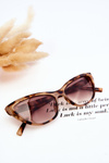 Модні сонцезахисні окуляри Cat Eye V090169 Leopard Beige