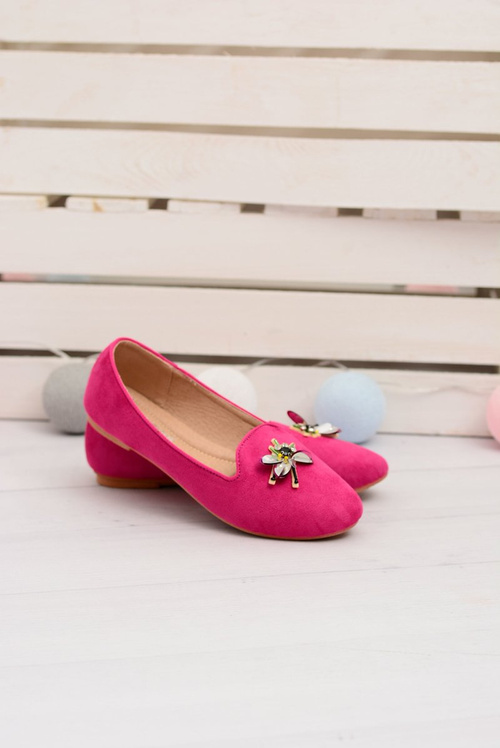 Замшеві жіночі балерини Lords Fuchsia Veni