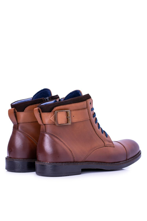Чоловічі черевики польські коричневі Trappers Trappers Boots Mintos
