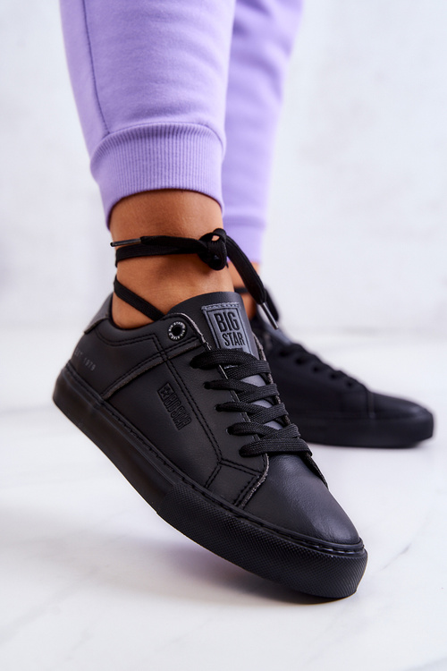 Шкіряні кросівки Big Star JJ274214 Чорні