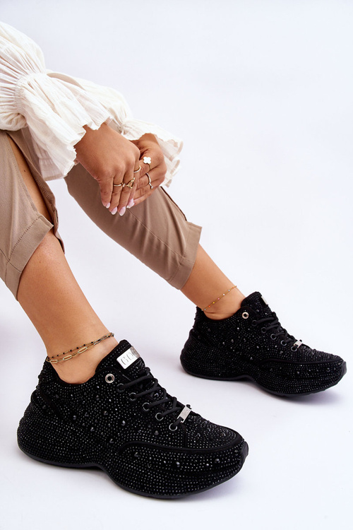 Жіночі кросівки на платформі GOE JJ2N4058 Чорні