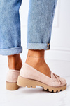 Замшеві мокасини Lewski Shoes 3053 Cappuccino