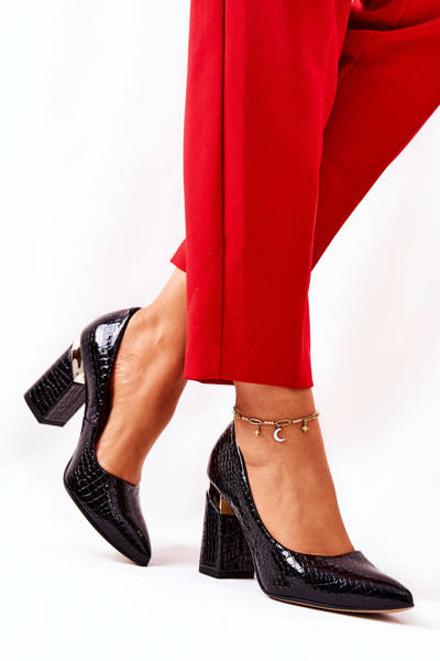 Шкіряні туфлі Lewski Snake 3117 Black