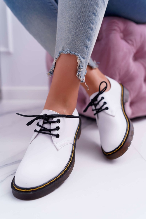 Жіночі напівчоботи Мартин білі