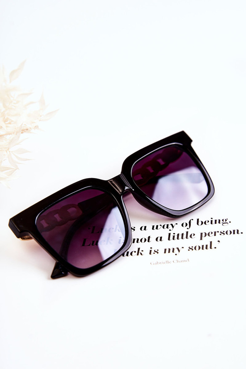 Модні сонцезахисні окуляри V120043 Чорні