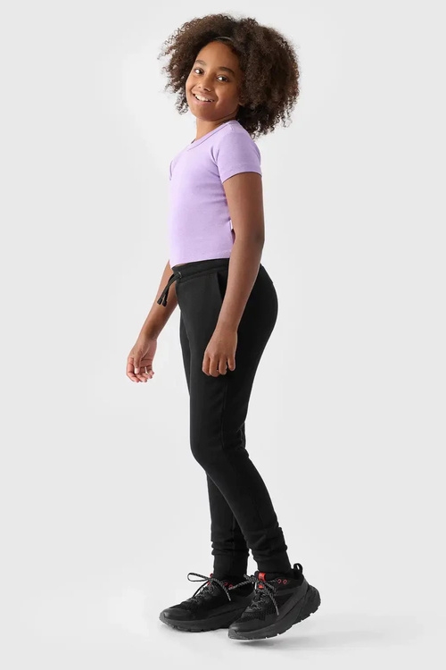 Спортивні штани для дівчаток Joggery 4F чорні 4FJWMM00TTROF0828-20S