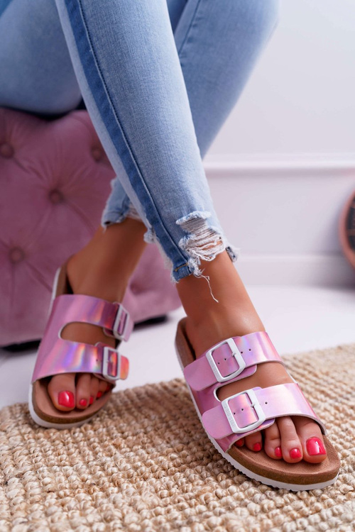 Жіночі фіолетові шльопанці Big Star DD274136