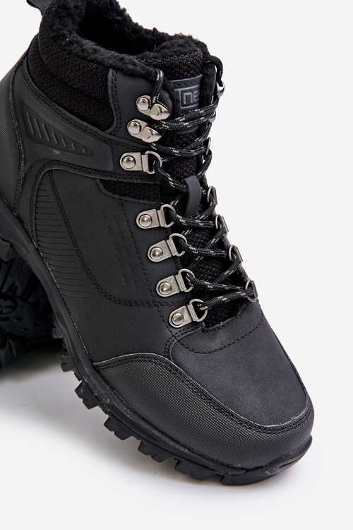 Утеплені чоловічі туристичні черевики Black Loreinae