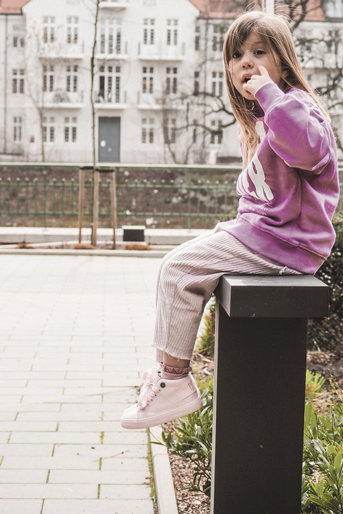 Дитячі класичні високі кросівки Big Star LL374003 Рожеві