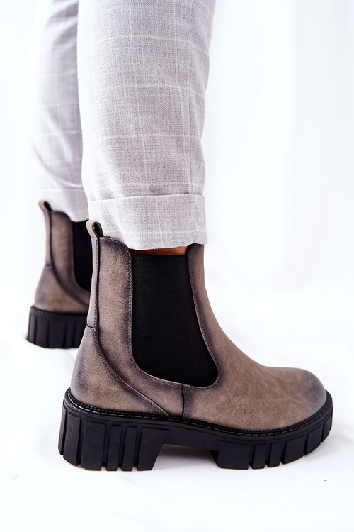 Черевики робочі Sergio Leone TR761 сірі