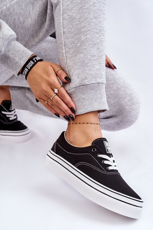 Жіночі кросівки на платформі Big Star LL274230 Чорні