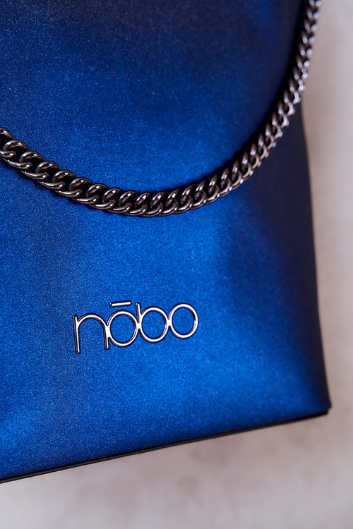 Класична шкіряна сумочка Nobo M1280-C012 Темно-синя