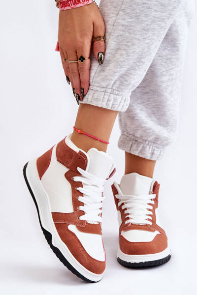 Високе жіноче спортивне взуття Кросівки білого кольору та Camel Rumor