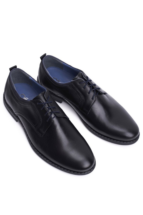 Чоловічі повсякденні шкіряні напівчоботи Нікополь Чорні 1726