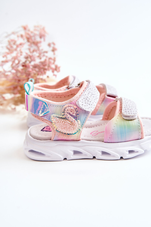 Дитячі класичні босоніжки на липучці різнокольорові Darrin