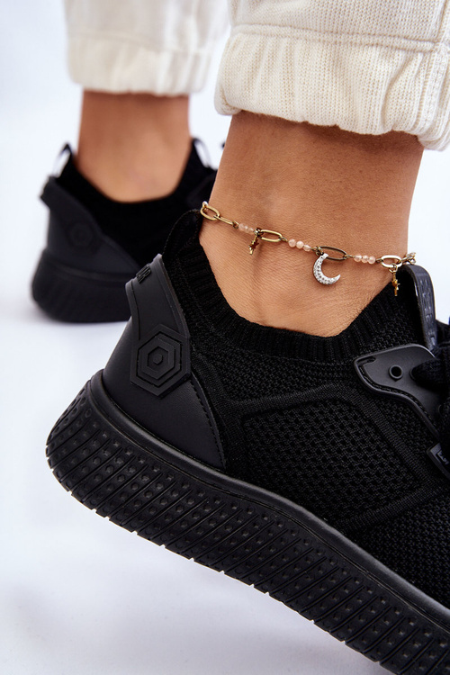 Жіночі зручні кросівки Memory Foam System Big Star LL274414 Чорні