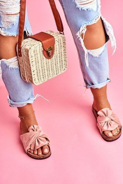 Жіночі пробкові шльопанці Cardiff Pink Felis