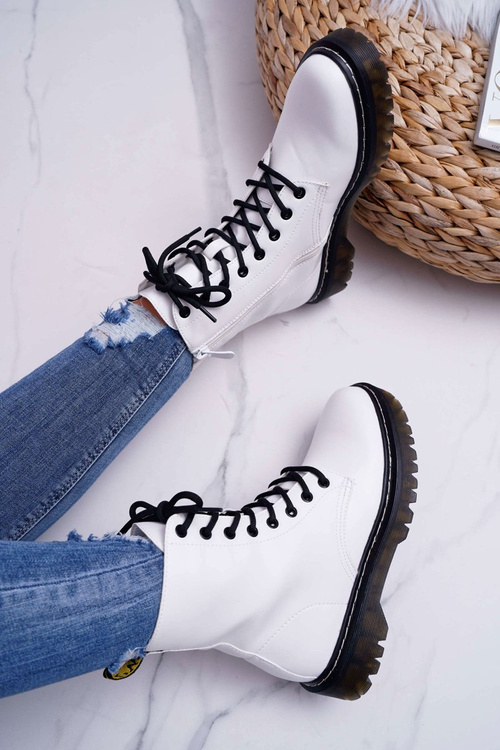 Чоботи жіночі Glans Workers White Barski 56-5