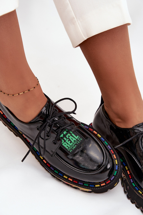 Лаковані шкіряні жіночі туфлі Artiker 57C0172 Чорні