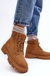 Жіночі стьобані черевики Trapper Camel Cross Jeans MM2R4011C