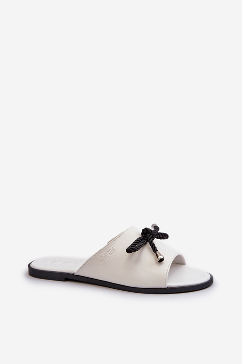 Жіночі босоніжки з екошкіри Big Star NN274067 Білі