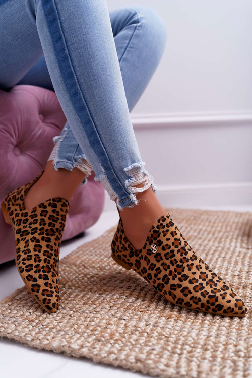 Чоботи з вирізом Lu Boo Leopard Chelsea