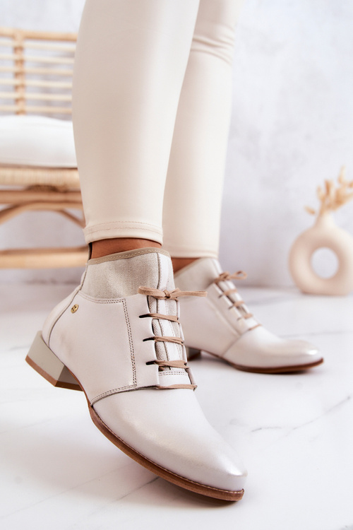 Чоботи жіночі Maciejka Leather Light beige 04744-22