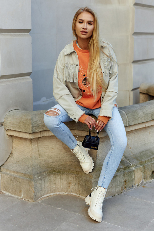 Чоботи жіночі світло-бежеві Larina