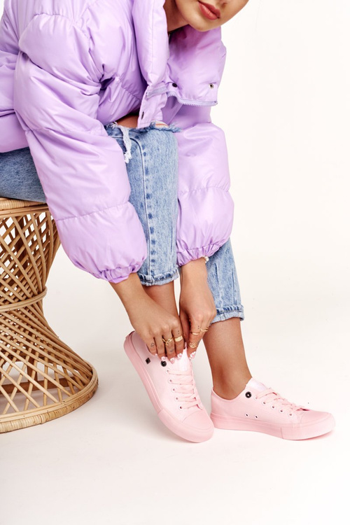 Жіночі класичні низькі кросівки BIG STAR AA274028 Рожеві