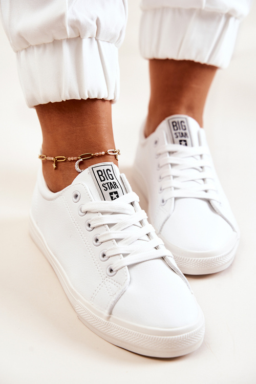 Шкіряні тенісні туфлі Big Star JJ274311 Білі