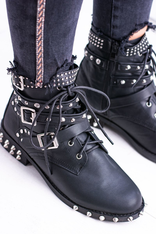 Жіночі черевики Lu Boo Verona з шипованими скельними пряжками