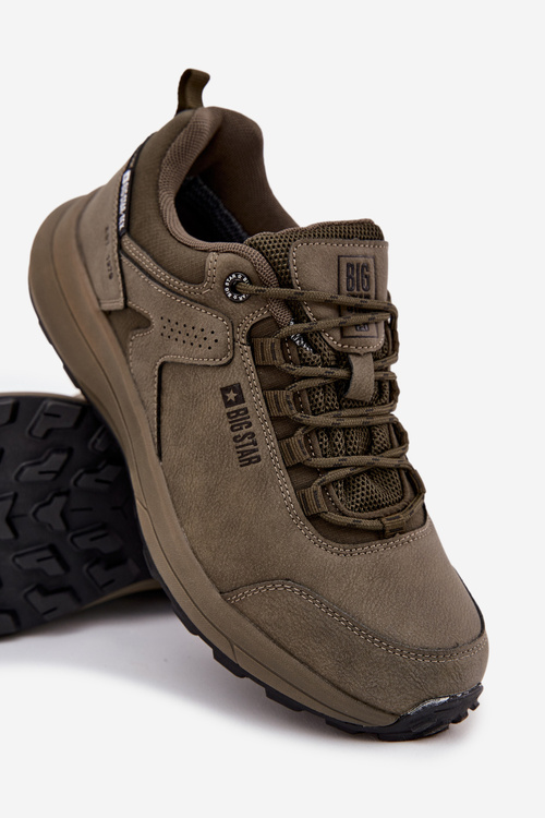 Чоловіче Спортивне Взуття Для Туризму Big Star OO174367 HI-POLY SYSTEM Khaki