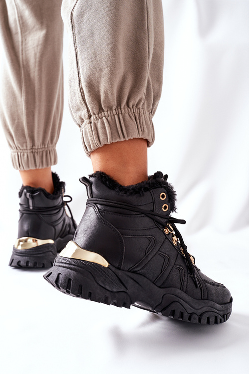 Жіночі утеплені чоботи Black Hareshaw