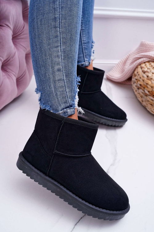 Жіночі утеплювальні зимові черевики Black Puffen