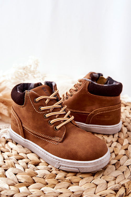Дитячі утеплені спортивні черевики Big Star BB374131BS Camel