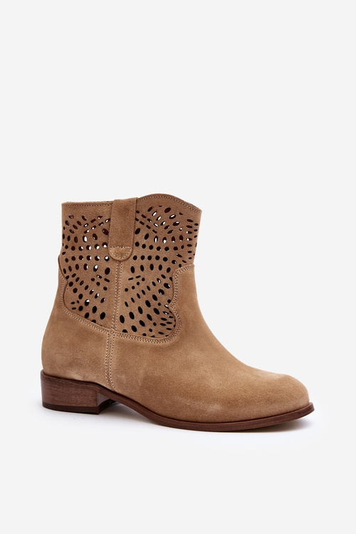 Жіночі бежеві черевики Lewski Shoes 3301/2