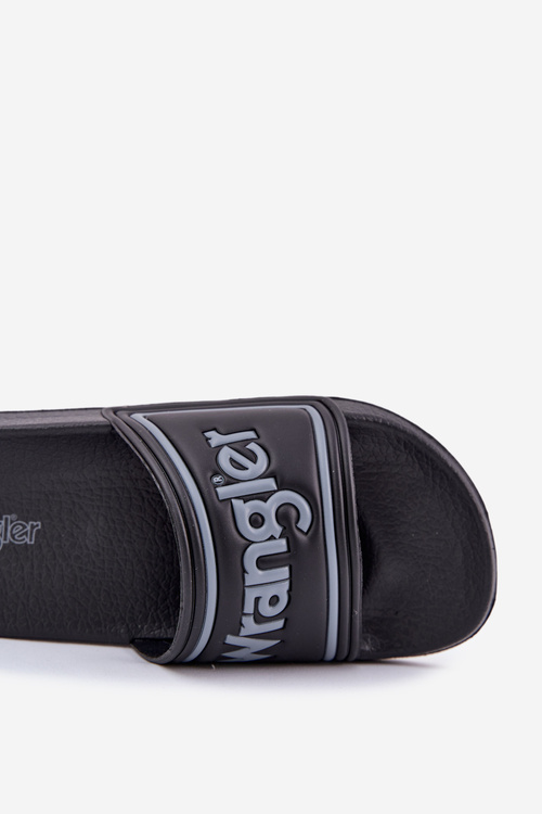 Чоловічі Сандалі WRANGLER AVERELL SLIDER MEN LOW 20251042.25Y Чорні