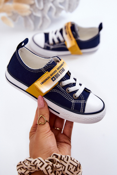 Дитячі низькі кросівки BIG STAR JJ374072 Navy