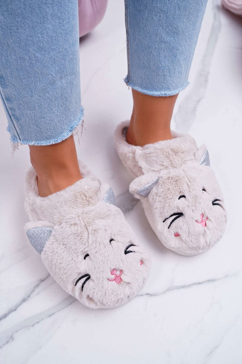 Тапочки жіночі Тапочки з вушками Біла соня