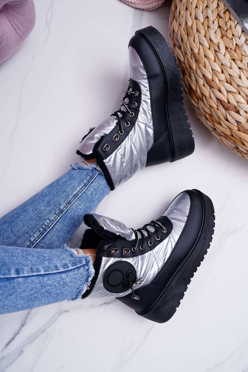 Жіночі снігові черевики на флісовій підкладці Silver Fahrenheit