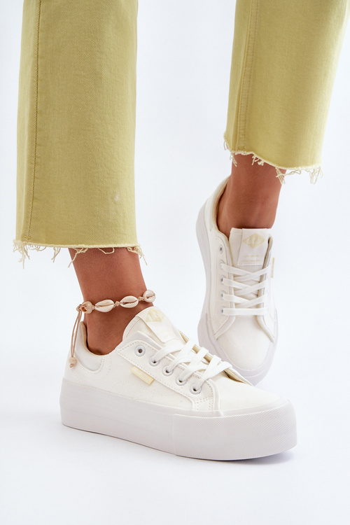 Жіночі кросівки на платформі Lee Cooper LCW-24-31-2179 білі