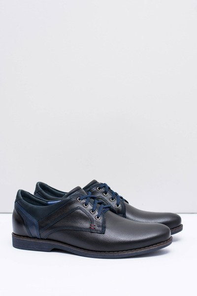 Шкіряні чоловічі повсякденні напівчоботи Jericho Нікополь чорні