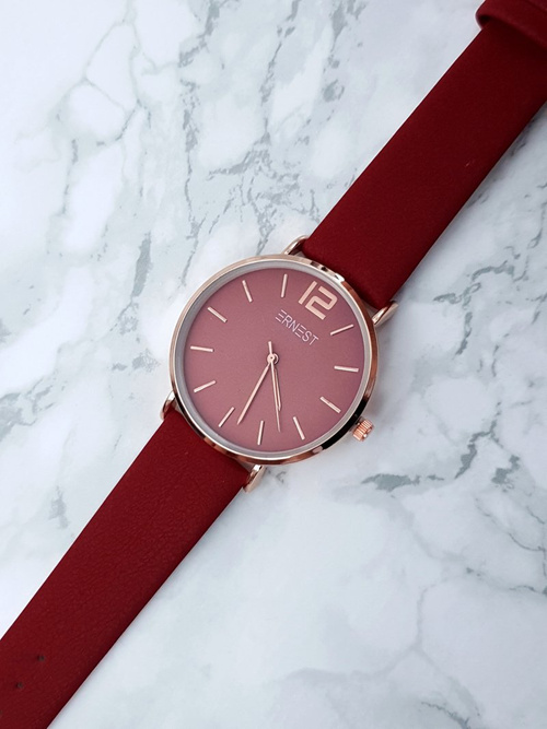 Жіночий годинник Ernest Claire Red Gold Envelope