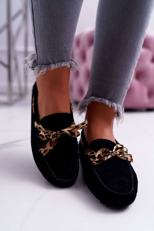 Жіночі мокасини Lu Boo Comfortable Black Plummy