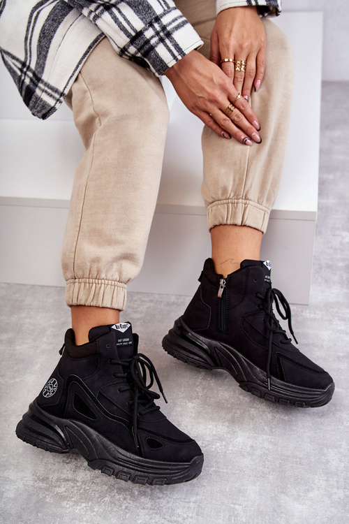 Чоботи на платформі Lee Cooper LCJ-22-44-1353L Black